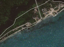 The waterfront area that was recently destroyed by flooding and tsunami. image www.josieclare.com